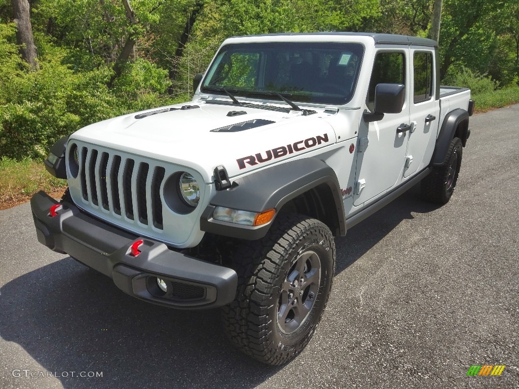 2022 Gladiator Rubicon 4x4 - Bright White / Black photo #2