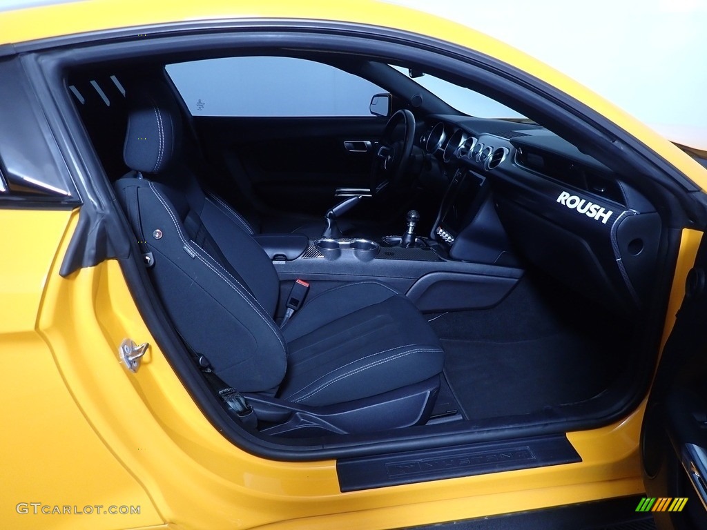 2019 Mustang EcoBoost Fastback - Orange Fury / Ebony photo #35