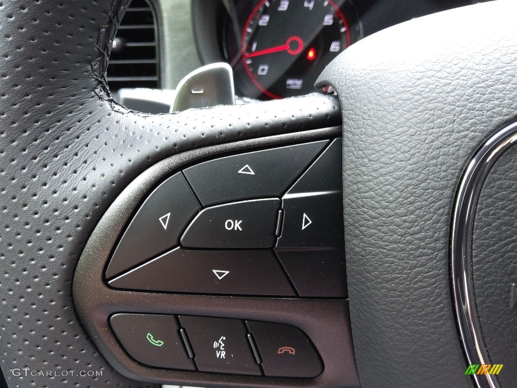 2022 Dodge Charger R/T Daytona Black Steering Wheel Photo #144157033