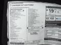 2022 Dodge Charger R/T Daytona Window Sticker