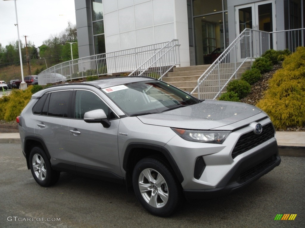 2019 RAV4 LE AWD Hybrid - Silver Sky Metallic / Black photo #1