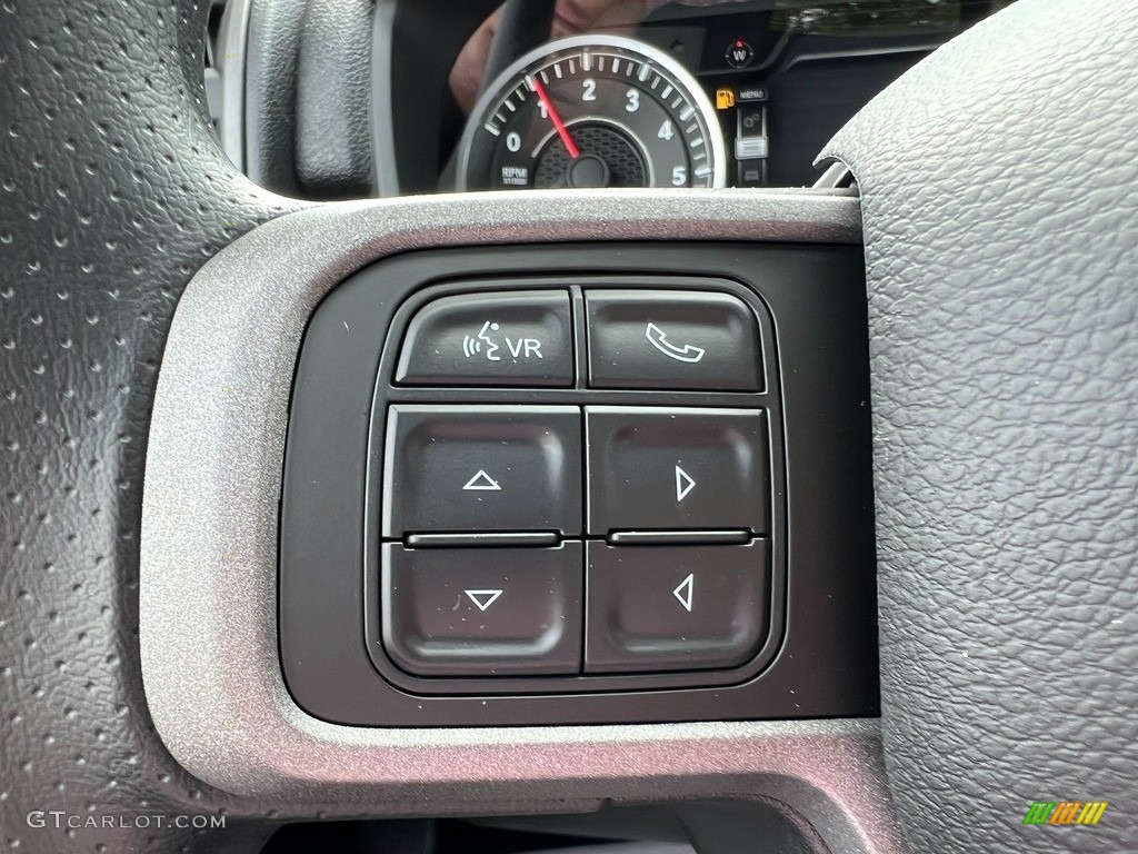 2022 Ram 2500 Tradesman Crew Cab 4x4 Black Steering Wheel Photo #144157510