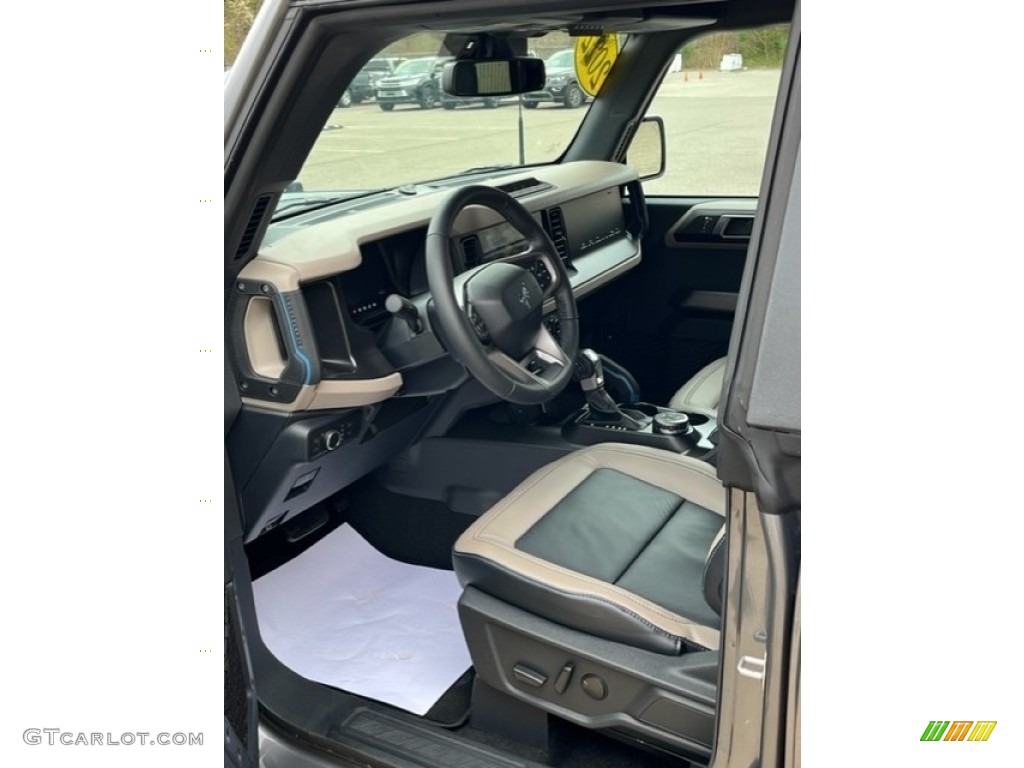 Medium Sandstone Interior 2022 Ford Bronco Wildtrak 4x4 4-Door Photo #144157624