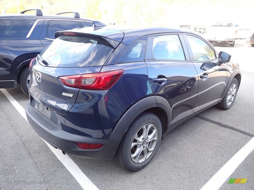 2019 CX-3 Sport AWD - Deep Crystal Blue Mica / Black photo #2