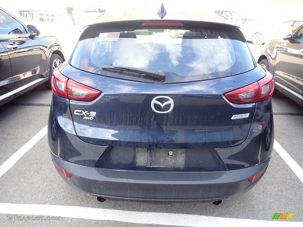 2019 CX-3 Sport AWD - Deep Crystal Blue Mica / Black photo #3