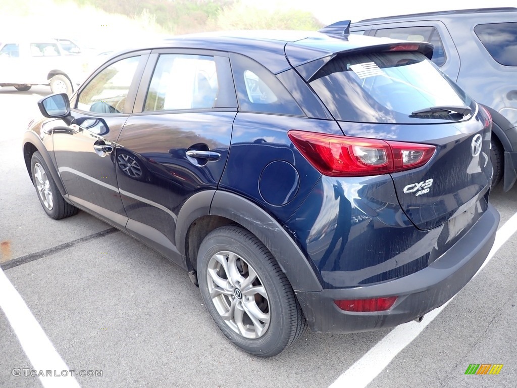 2019 CX-3 Sport AWD - Deep Crystal Blue Mica / Black photo #4