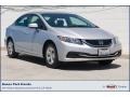 Taffeta White 2015 Honda Civic LX Sedan