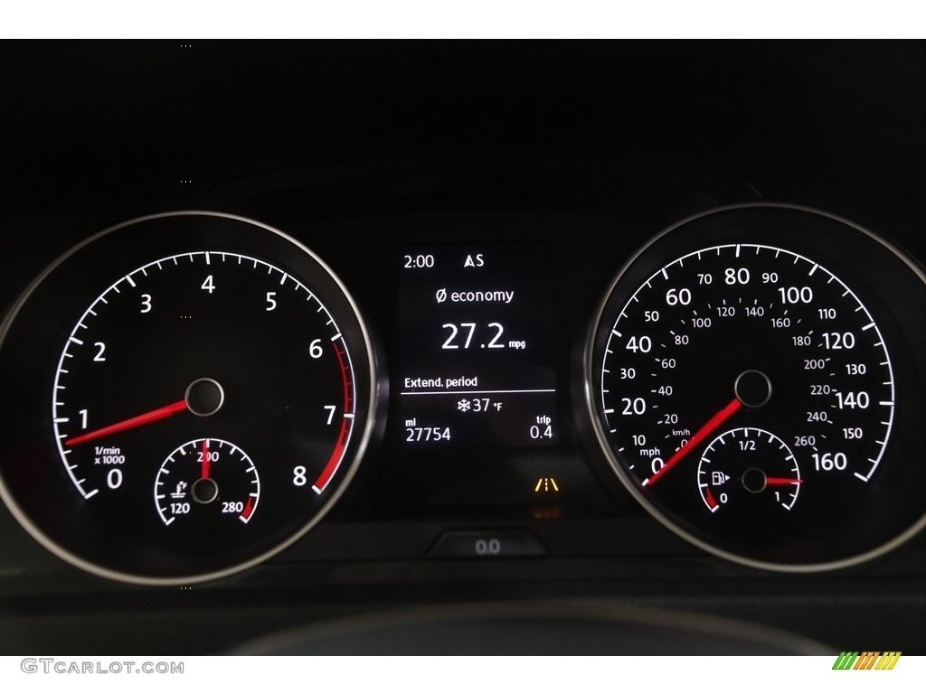 2019 Volkswagen Golf Alltrack SE 4Motion Gauges Photo #144160491