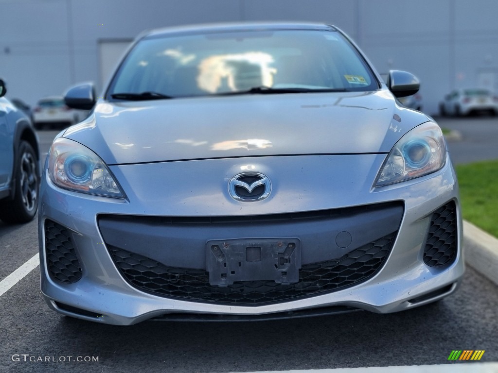 2012 MAZDA3 i Touring 4 Door - Liquid Silver Metallic / Black photo #2