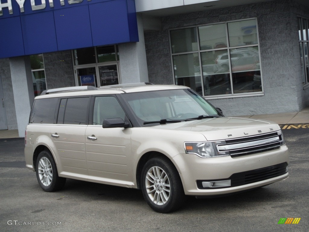2018 Flex SEL AWD - White Gold / Charcoal Black photo #1