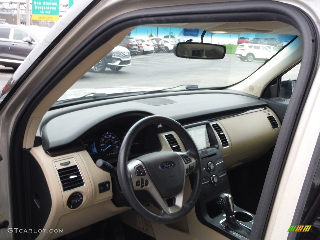 2018 Flex SEL AWD - White Gold / Charcoal Black photo #10