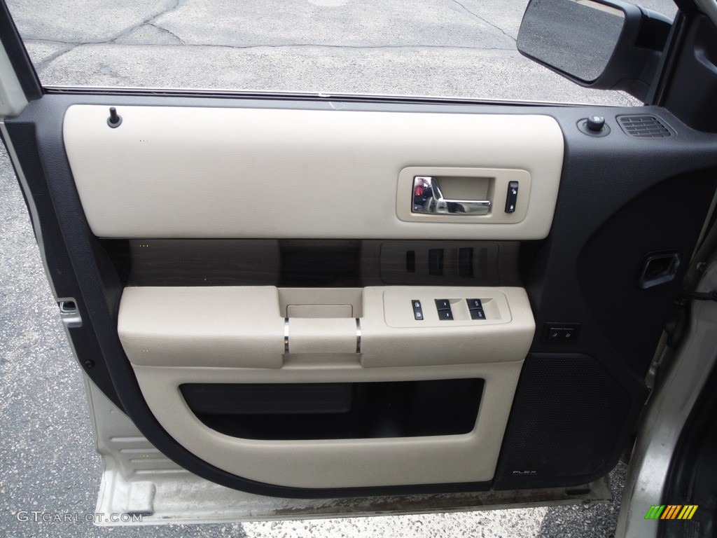 2018 Ford Flex SEL AWD Charcoal Black Door Panel Photo #144162613