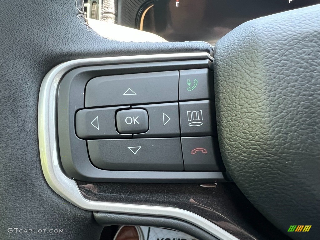 2022 Jeep Wagoneer Series I 4x4 Global Black Steering Wheel Photo #144163168