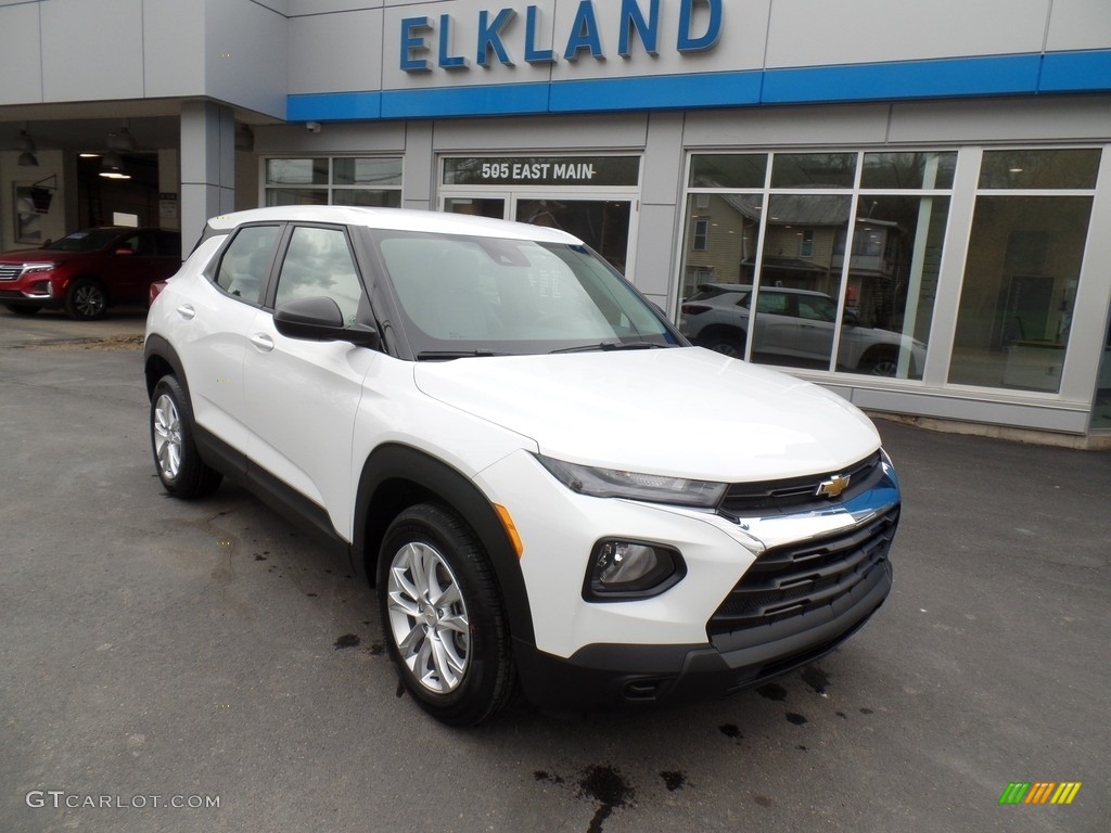 2022 TrailBlazer LS - Summit White / Jet Black/­Medium Ash Gray photo #4