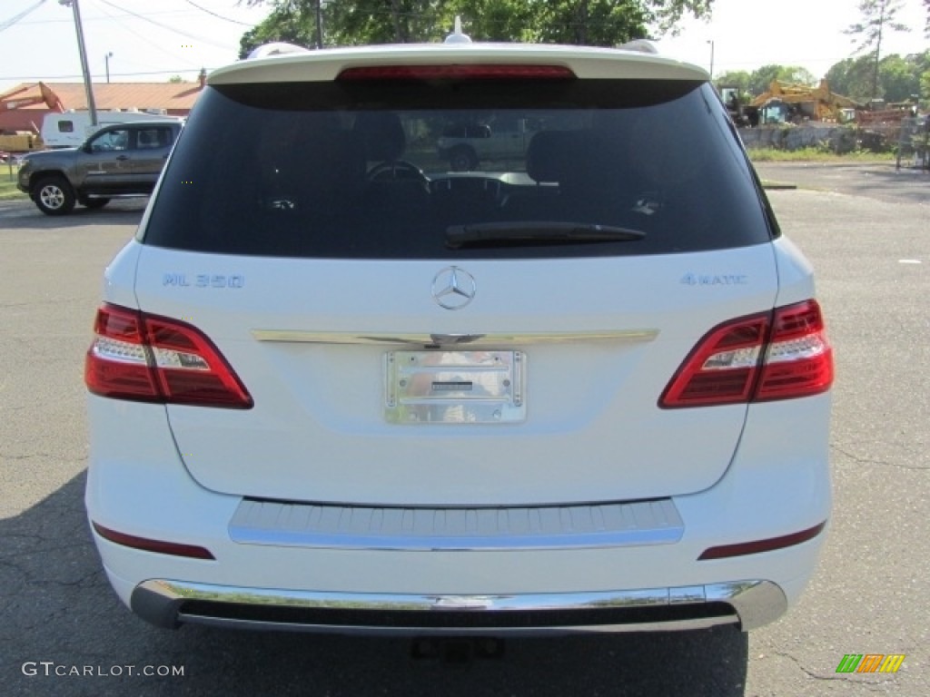 2014 ML 350 4Matic - Polar White / Black photo #9