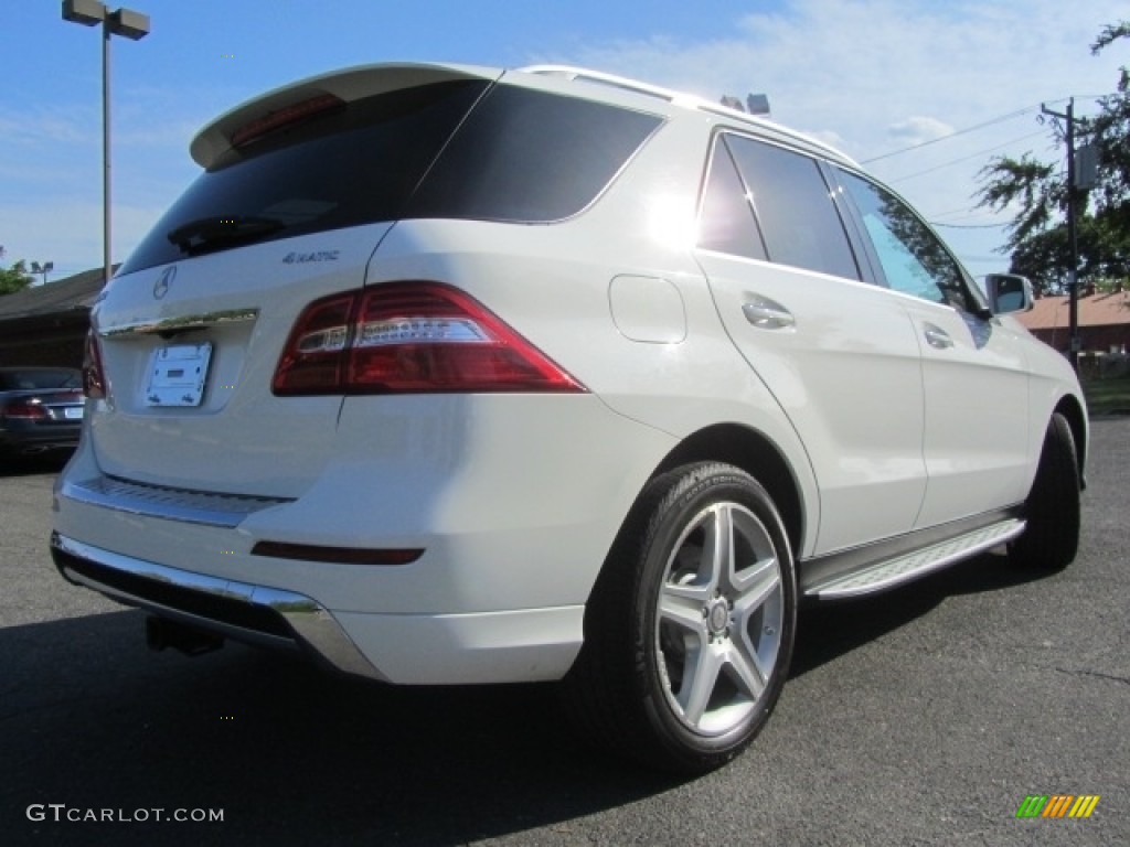2014 ML 350 4Matic - Polar White / Black photo #10