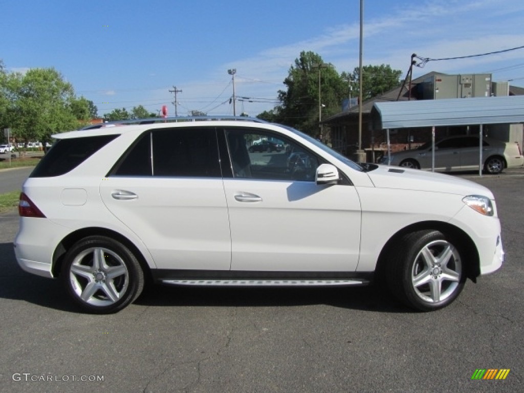 2014 ML 350 4Matic - Polar White / Black photo #11