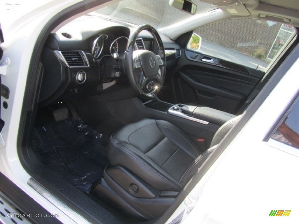 2014 ML 350 4Matic - Polar White / Black photo #17