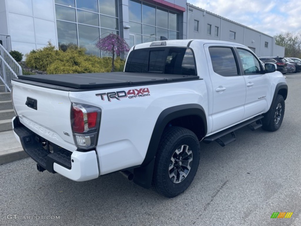 Super White 2022 Toyota Tacoma TRD Off Road Double Cab 4x4 Exterior Photo #144167428