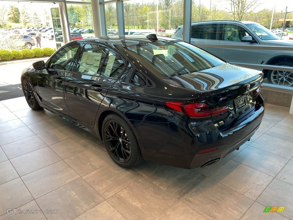 2022 5 Series 530i xDrive Sedan - Carbon Black Metallic / Black photo #2