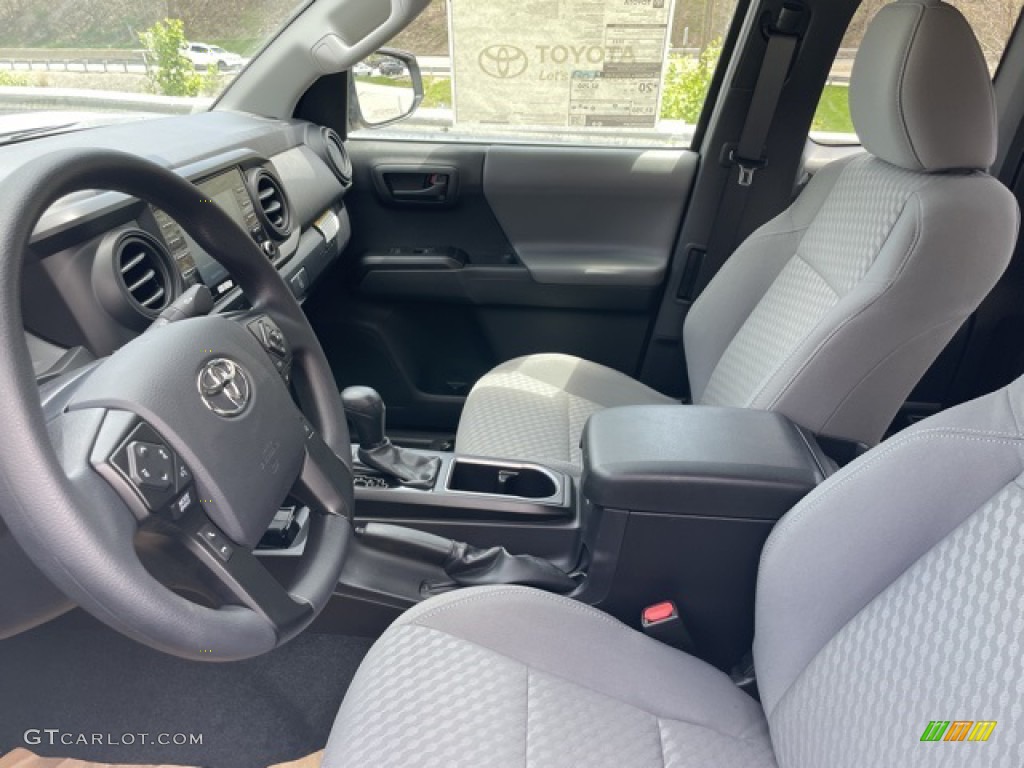 Cement Gray Interior 2022 Toyota Tacoma SR Access Cab 4x4 Photo #144167932