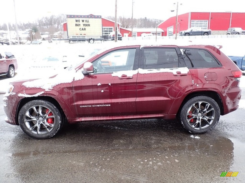 Velvet Red Pearl 2016 Jeep Grand Cherokee SRT 4x4 Exterior Photo #144168244