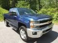 Deep Ocean Blue Metallic 2015 Chevrolet Silverado 2500HD LT Double Cab 4x4 Exterior