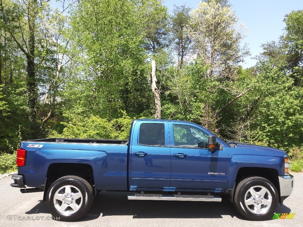 2015 Silverado 2500HD LT Double Cab 4x4 - Deep Ocean Blue Metallic / Jet Black photo #5