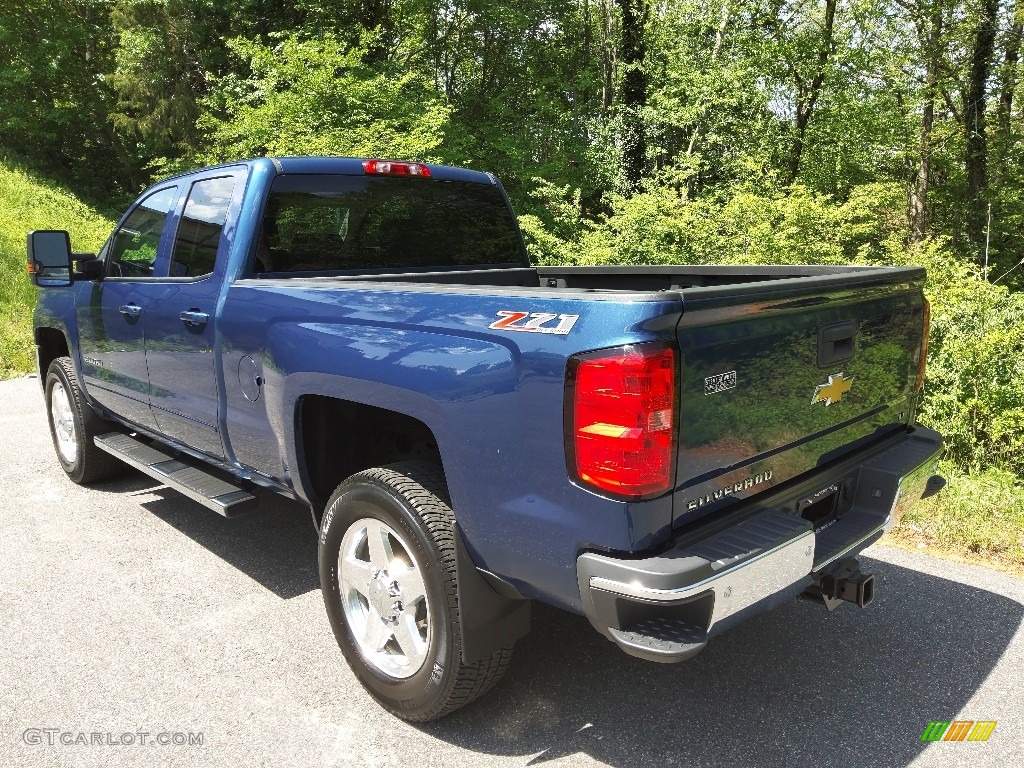 2015 Silverado 2500HD LT Double Cab 4x4 - Deep Ocean Blue Metallic / Jet Black photo #10