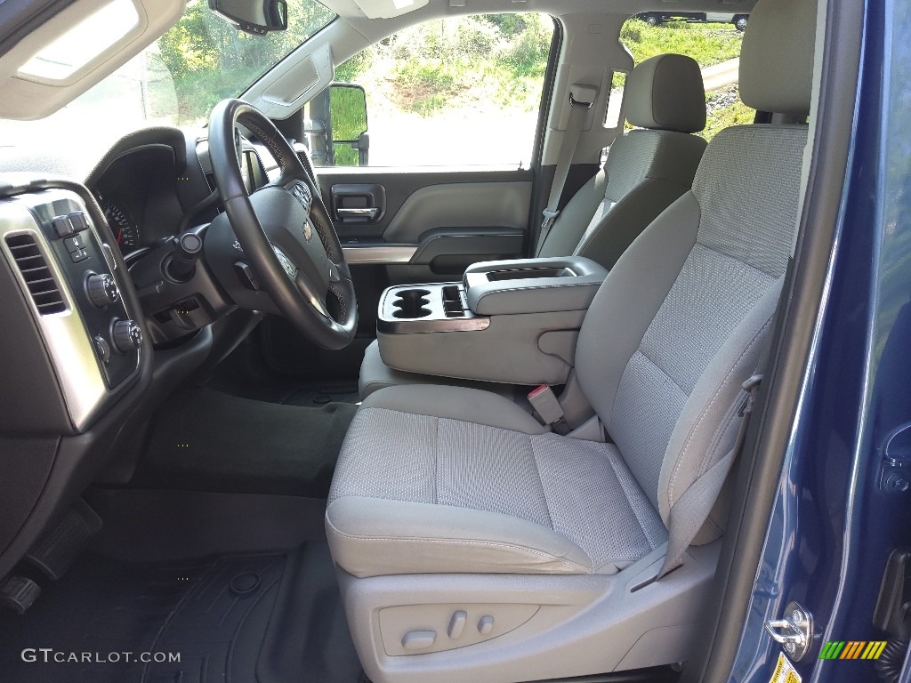 2015 Silverado 2500HD LT Double Cab 4x4 - Deep Ocean Blue Metallic / Jet Black photo #13