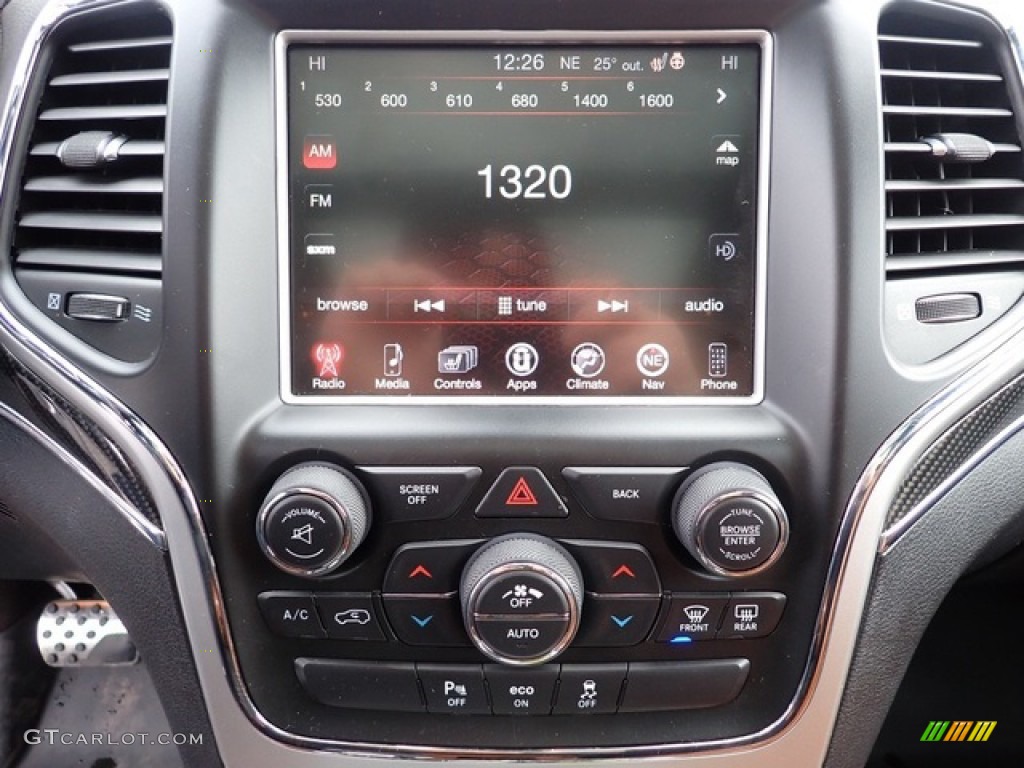 2016 Jeep Grand Cherokee SRT 4x4 Controls Photo #144168601