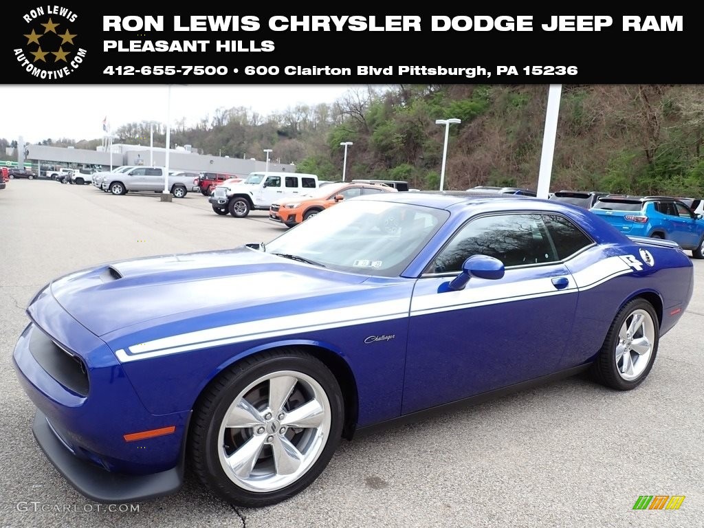 Indigo Blue Dodge Challenger