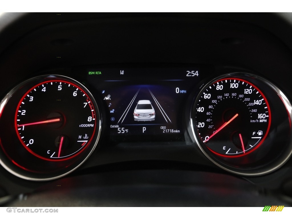 2019 Camry XSE - Blue Streak Metallic / Black photo #8