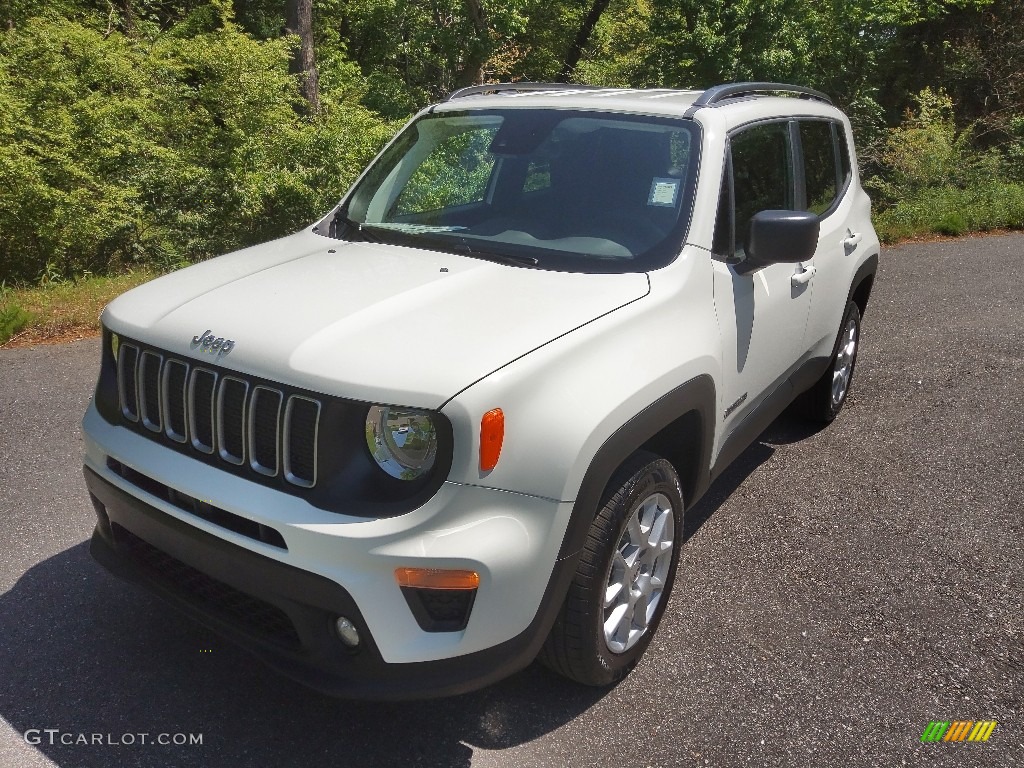 2022 Renegade Latitude 4x4 - Alpine White / Black photo #2