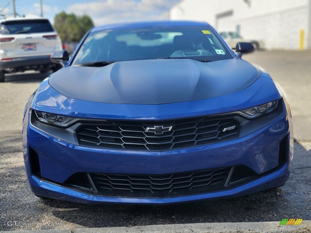 2019 Camaro LT Coupe - Riverside Blue Metallic / Jet Black photo #2