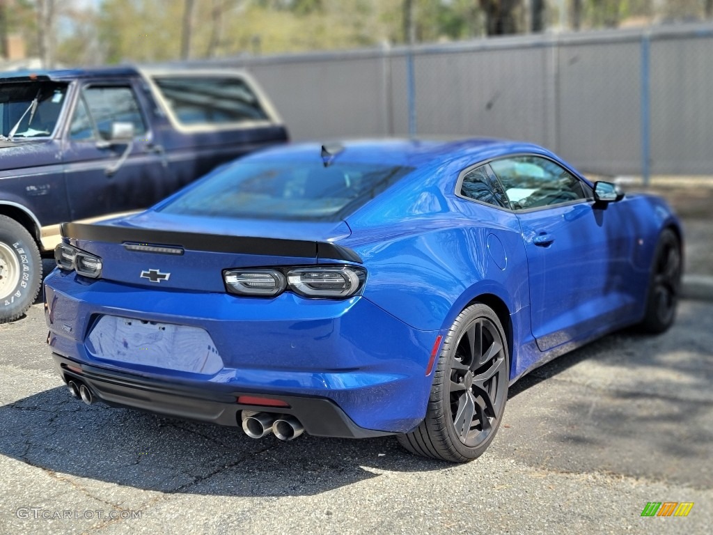2019 Camaro LT Coupe - Riverside Blue Metallic / Jet Black photo #4