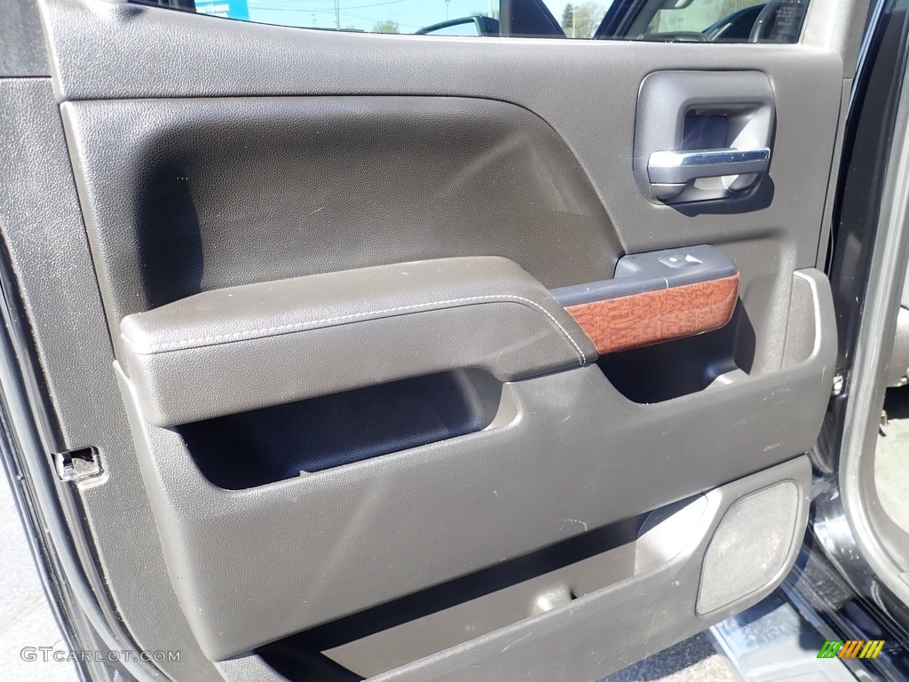 2016 GMC Sierra 2500HD SLE Crew Cab 4x4 Jet Black Door Panel Photo #144173851