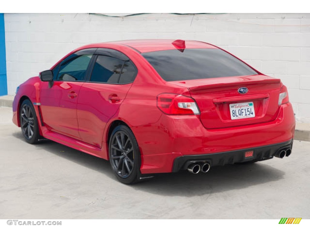 2019 WRX Limited - Pure Red / Carbon Black photo #2