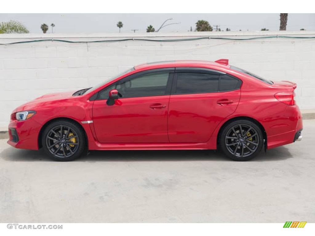 2019 WRX Limited - Pure Red / Carbon Black photo #8