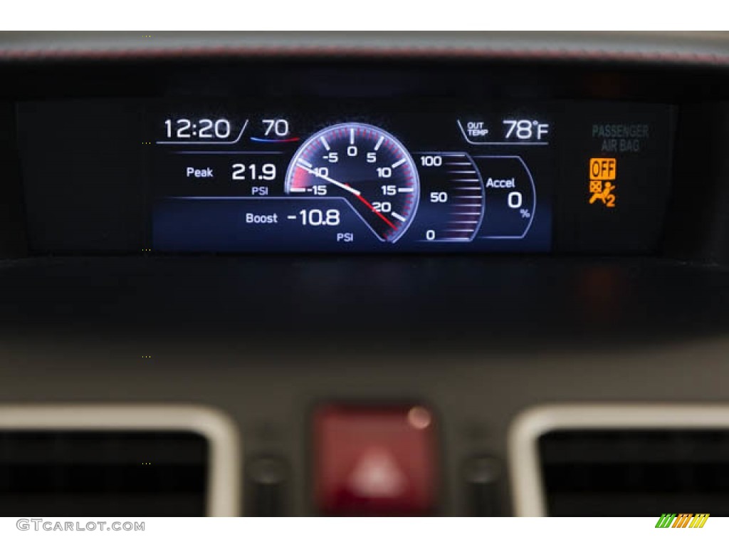 2019 WRX Limited - Pure Red / Carbon Black photo #24