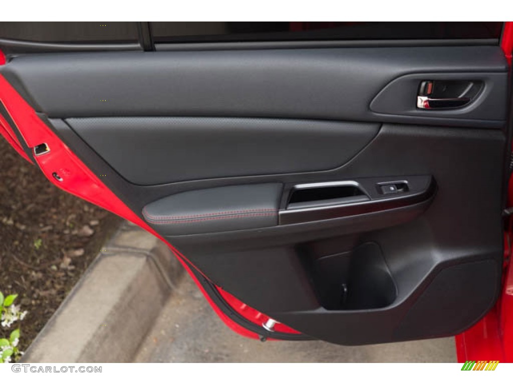 2019 Subaru WRX Limited Carbon Black Door Panel Photo #144174550