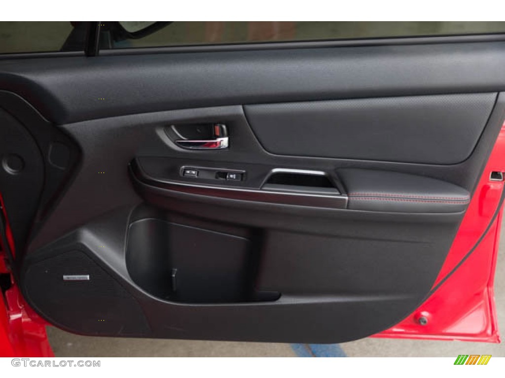 2019 Subaru WRX Limited Carbon Black Door Panel Photo #144174568