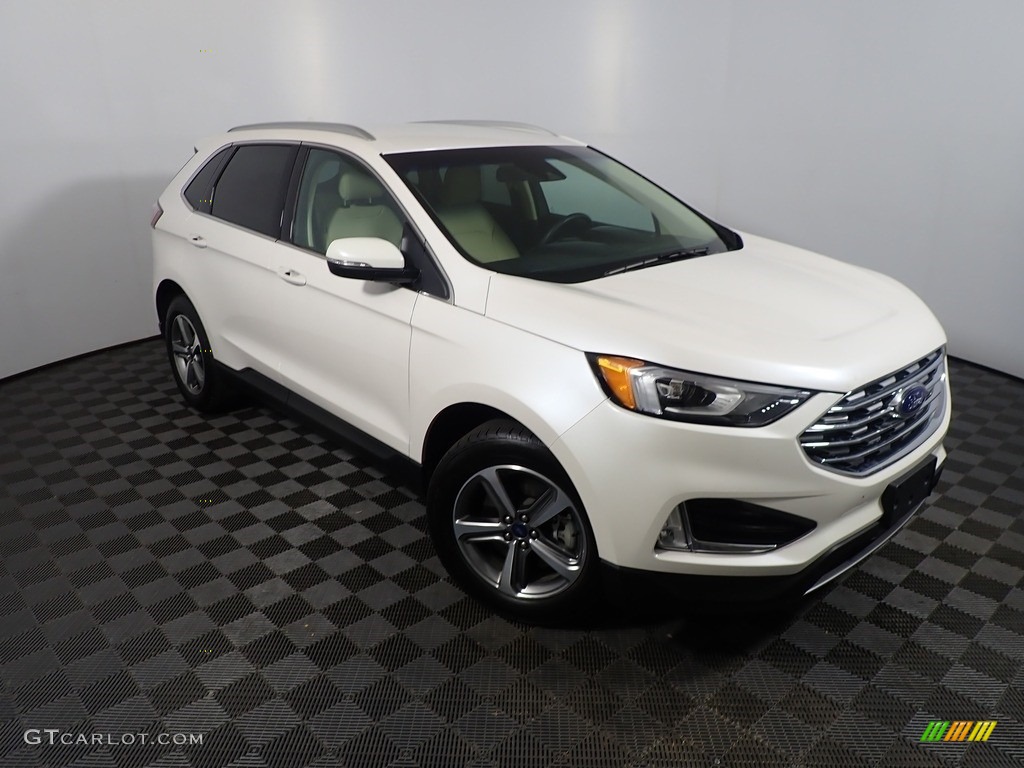2019 Edge SEL AWD - Oxford White / Dune photo #4