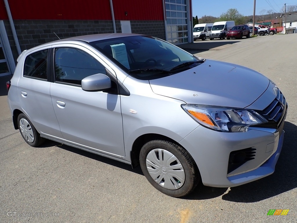 Starlight Silver Metallic 2021 Mitsubishi Mirage ES Exterior Photo #144175701