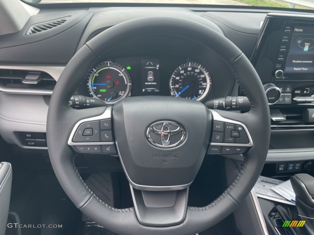 2022 Highlander Hybrid LE AWD - Moondust / Graphite photo #10