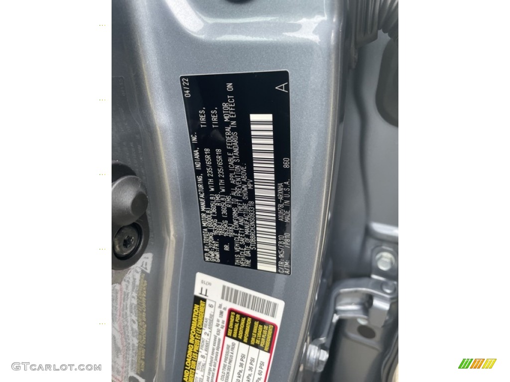 2022 Highlander Hybrid LE AWD - Moondust / Graphite photo #28