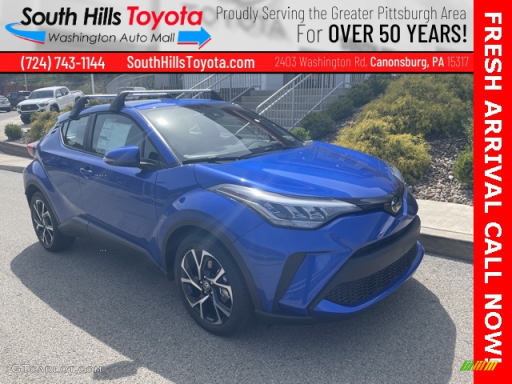 2022 C-HR XLE - Blue Eclipse Metallic / Black photo #1