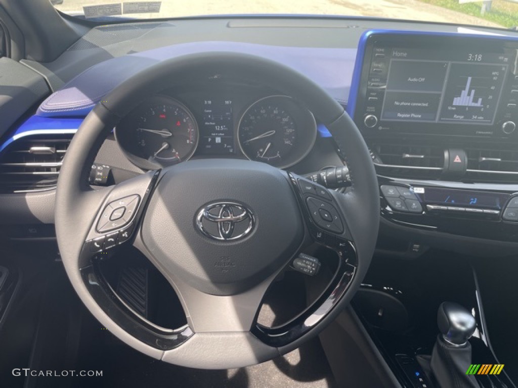 2022 Toyota C-HR XLE Black Steering Wheel Photo #144176397