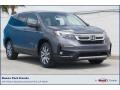 2020 Modern Steel Metallic Honda Pilot EX-L  photo #1