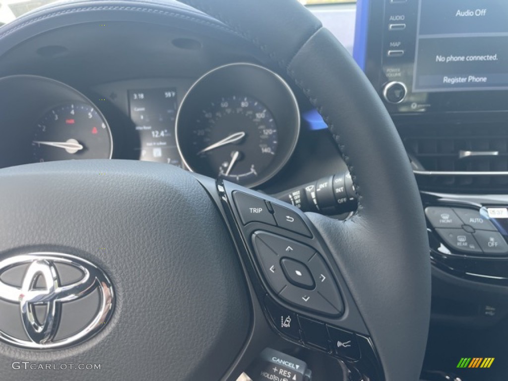 2022 Toyota C-HR XLE Black Steering Wheel Photo #144176497